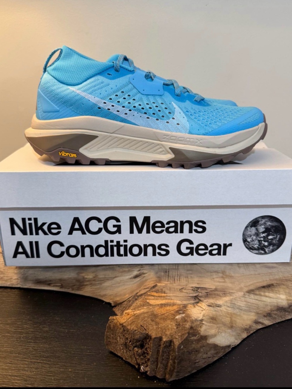 Nike ACG Light Blue Trail Running Shoe